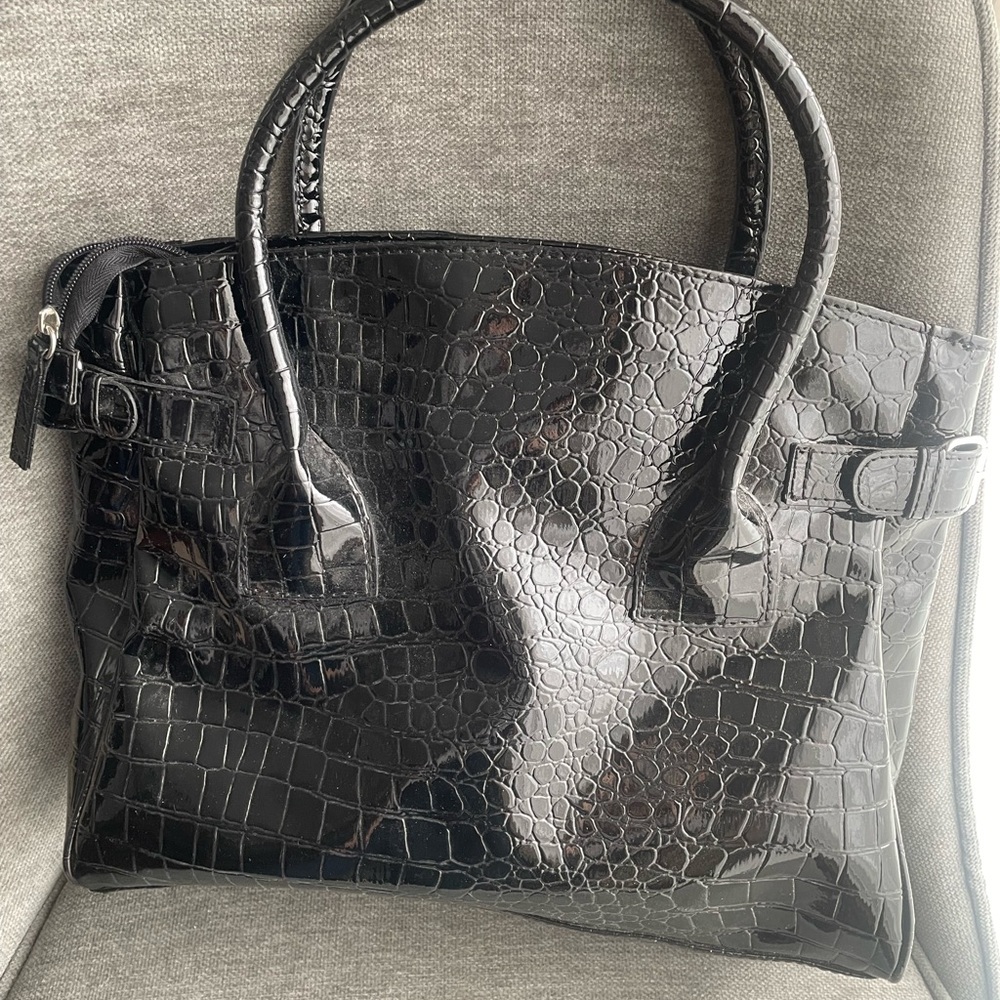 Ny & C Black Zipper Work Tote Laptop File 13.5” L… - image 7